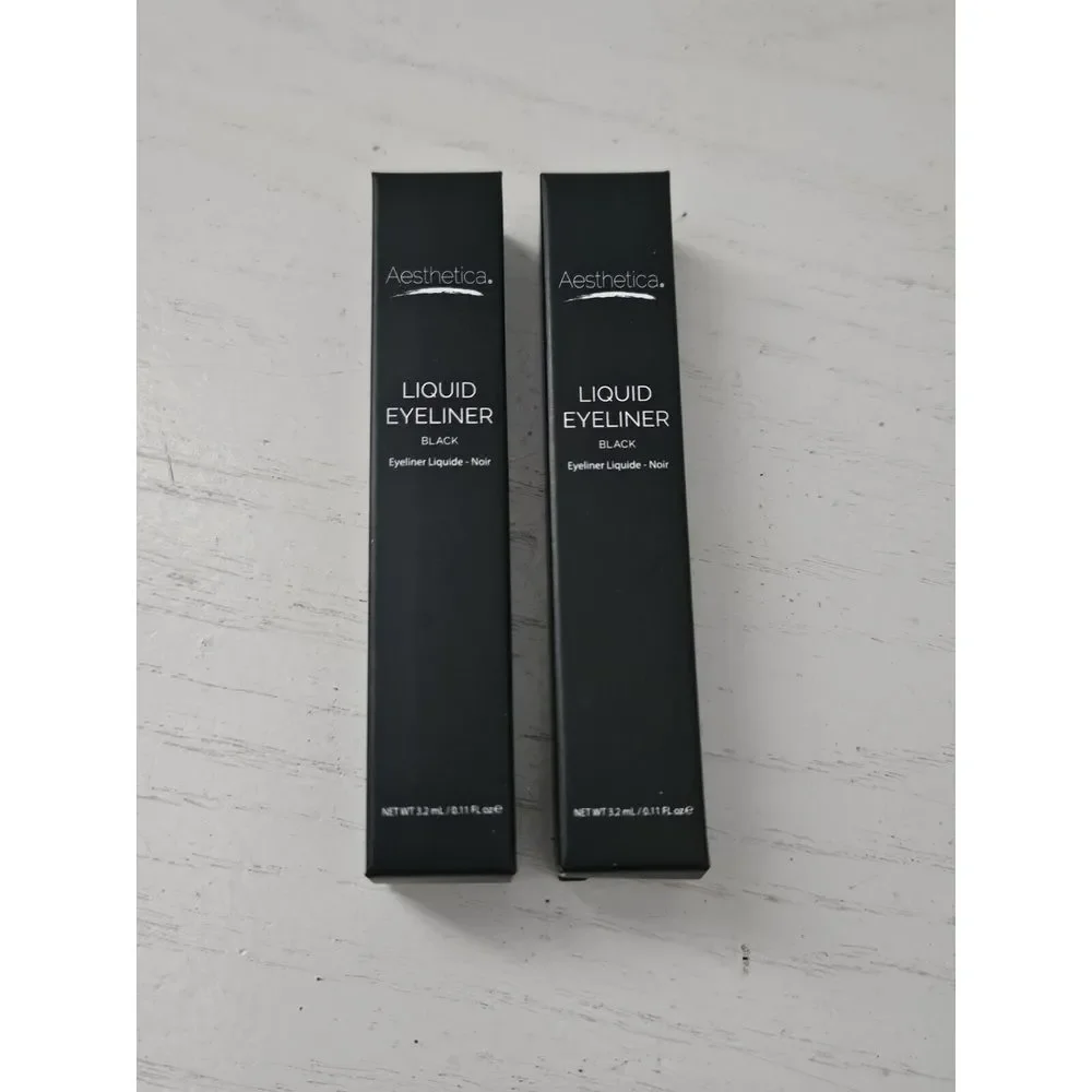 Aesthetica‎ Liquid Eyeliner High Impact Black New 3.2 ml - Set Of 2